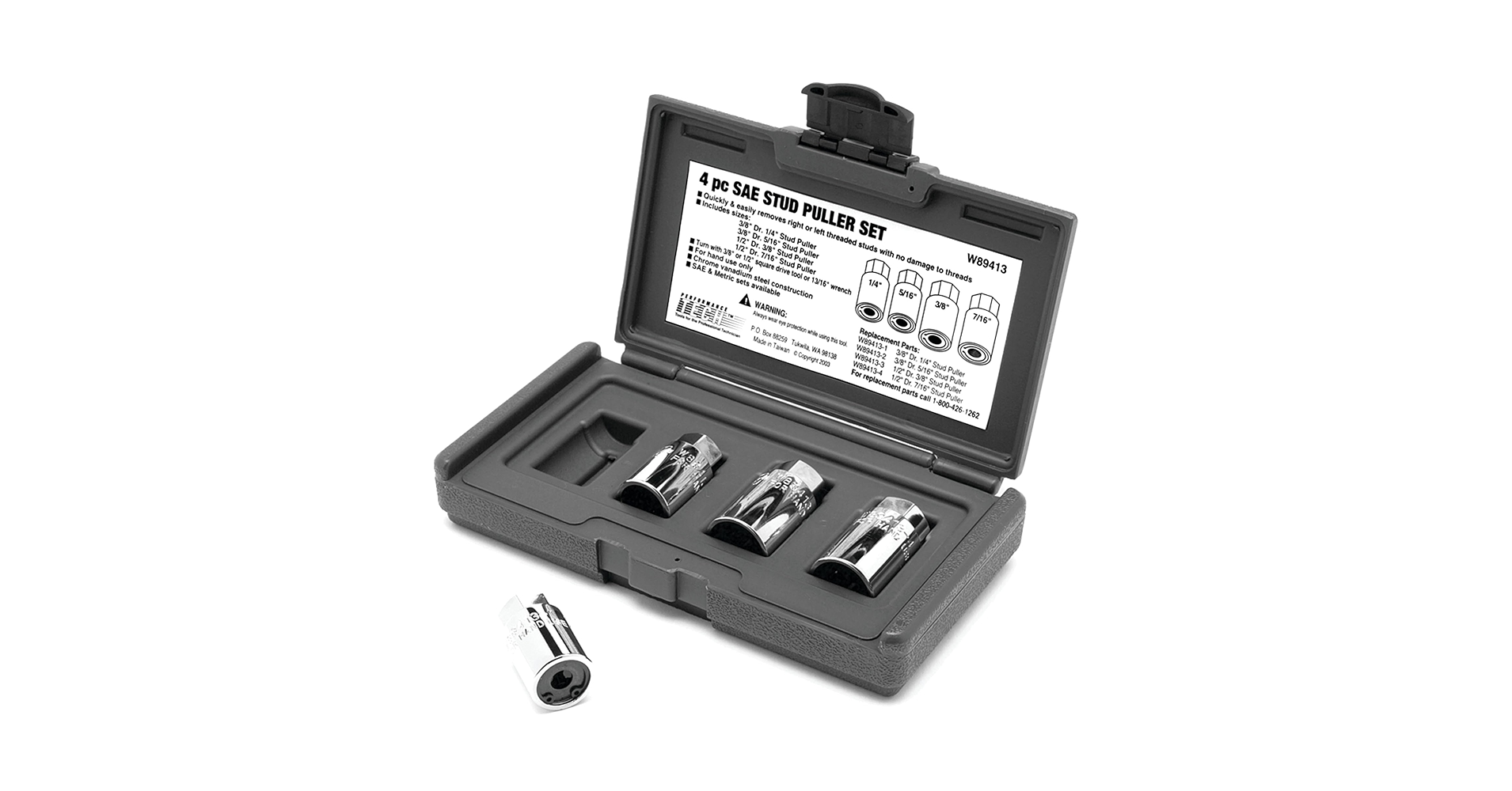 Amazon.com: Performance Tool W89413 4-Piece SAE Stud Puller